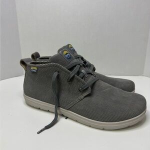 Lems Corduroy Gray Moon Dust Chukka Boots Mens Size 13